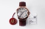 SJ Factory Cartier 42MM Diameter 316L Steel 2824 Movement Rose Gold Bezel Men Watch